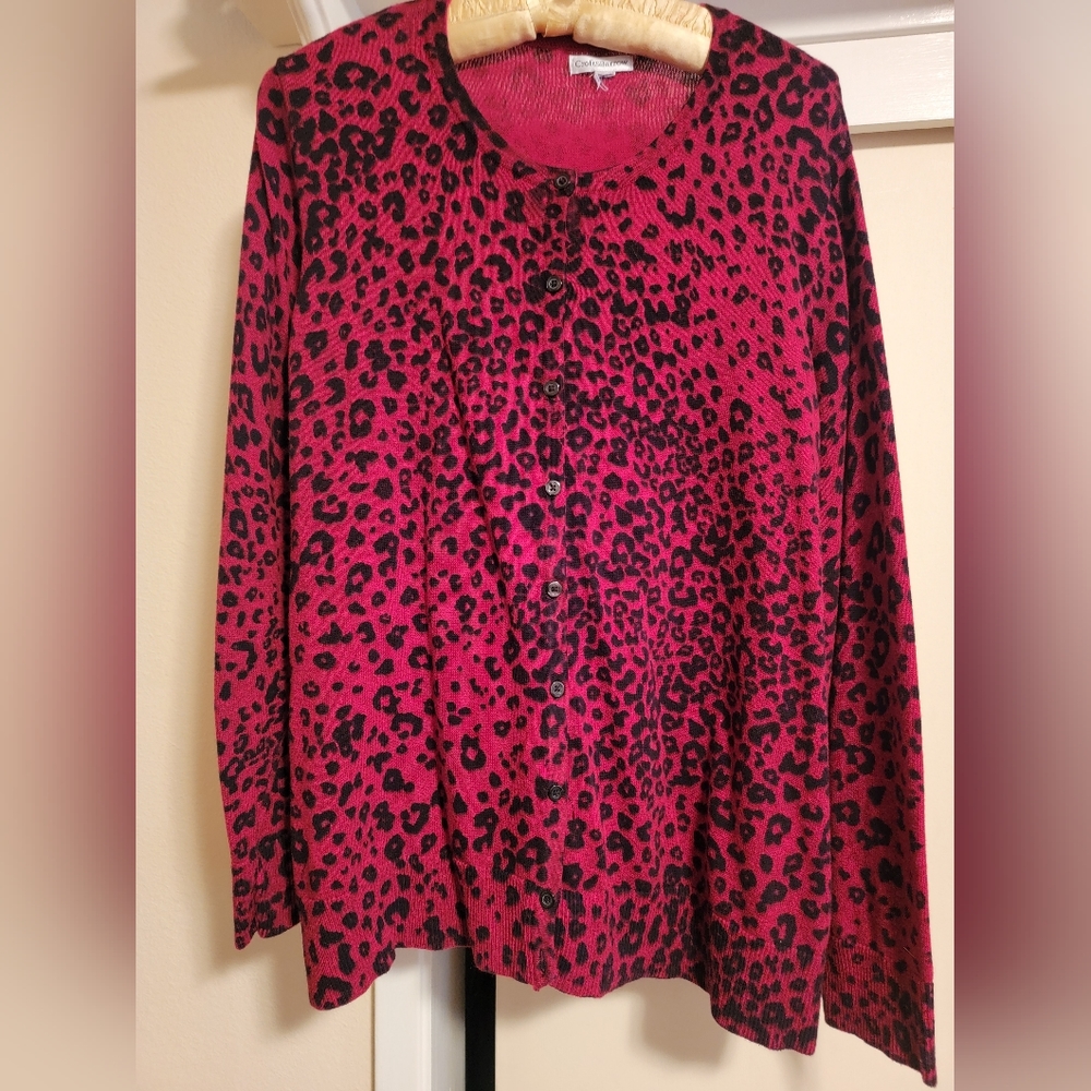 Croft & Barrow Button up Cardigan Sweater top